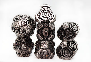 Airship Gears: Fierce Flotilla - Metal RPG Dice Set