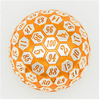 45mm Metal D100 - Orange and Silver