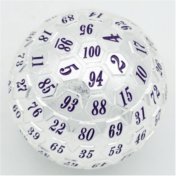 45mm Metal D100 - Platinum with Purple