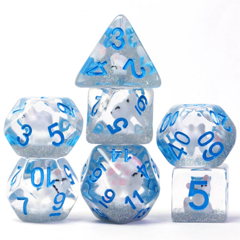 Arctic Fox RPG Dice Set