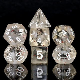 Blossom Snowfall Dice RPG Dice Set