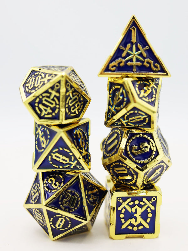 Crossed Swords: Deep Sea Sword - Metal RPG Dice Set