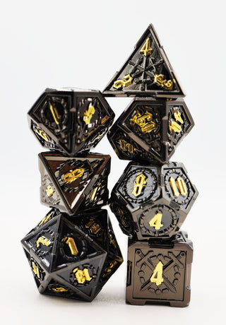 Crossed Swords: Demonic Sword - Metal RPG Dice Set