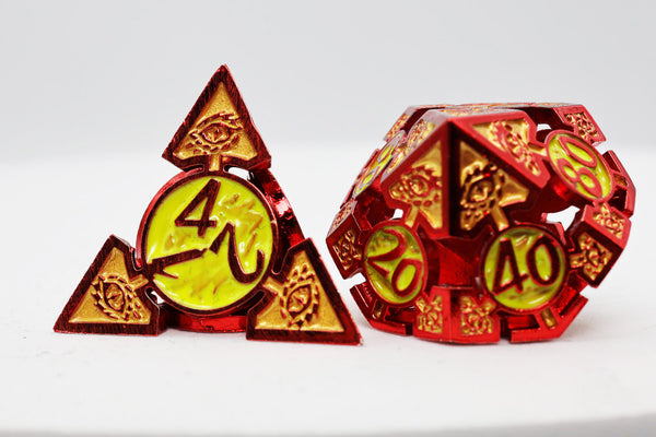 Oculus: Wide Awake - Metal RPG Dice Set