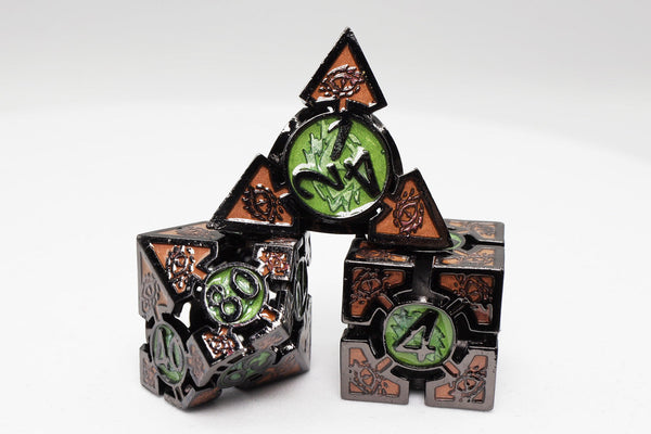 Oculus: Mesmerizing - Metal RPG Dice Set