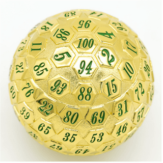 45mm Metal D100 - Gold with Green