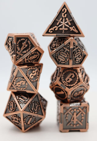 Crossed Swords: King Arthur's Sword - Metal RPG Dice Set