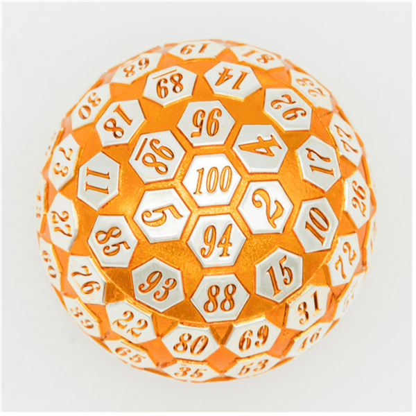 45mm Metal D100 - Orange and Silver