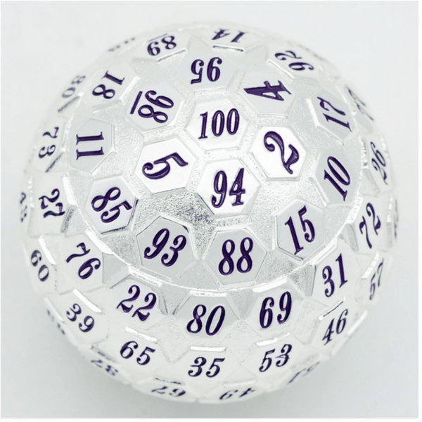 45mm Metal D100 - Platinum with Purple