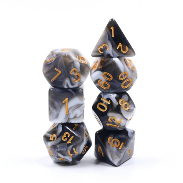 Espresso Cream RPG Dice Set