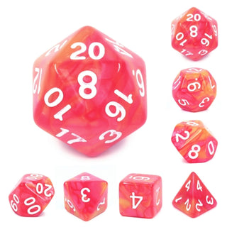 Grapefruit RPG Dice Set