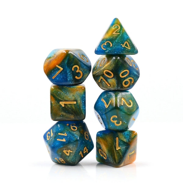 River at Dusk RPG Dice Set