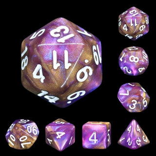 Puce RPG Dice Set