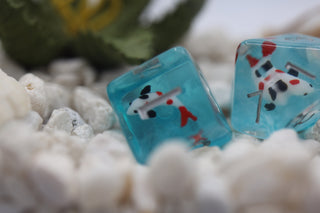 Water Garden Koi RPG Dice Set