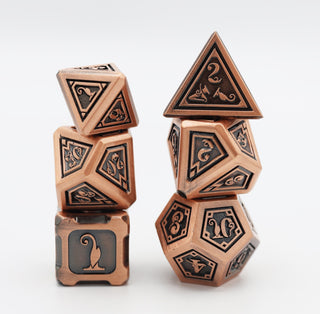 Alchemist Metals RPG Dice Set: Copper