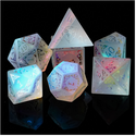 Rainbow Crystal and Flourish - Gemstone Engraved