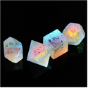 Rainbow Crystal and Flourish - Gemstone Engraved