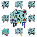Gelly Cube Enamel Pride Pins